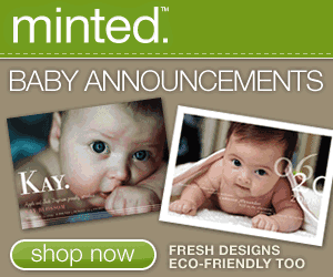Minted Birth Announcements