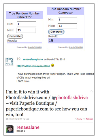 flash drive contest winner